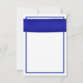 Carte de réponse de mariage Fleur d'oranger Gerber (Dos)