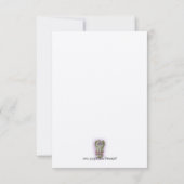 Carte de réponse de mariage grec (Dos)