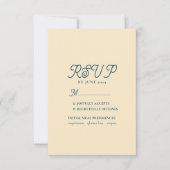 Carte de réponse de mariage Peach Fuzz (Devant)