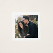 Carte de réponse de mariage photo Code QR (Dos)