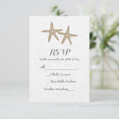 Carte de réponse de mariage pour douche de mariée (Debout devant)