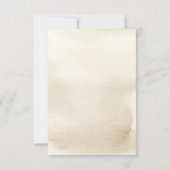 Carte de réponse de mariage Roses blanches (Dos)