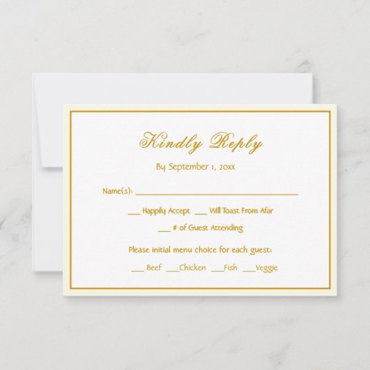 Carte de réponse de mariage RSVP des Merles bleus (Devant)