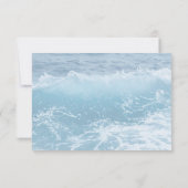 Carte de réponse de mariage rustique romantique na (Dos)