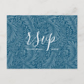 Carte de réponse de mariage | Script Sea Vibes (Devant)