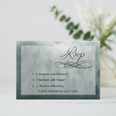 Carte de réponse de mariage Smoky Mountain (Debout devant)