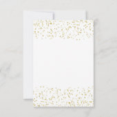 carte de réponse de mariage succulentes cactus flo (Dos)