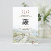 Carte de réponse de mariage Villa Eva Ravello avec (Debout devant)