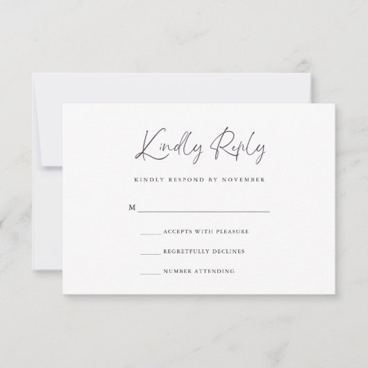 Carte de réponse de réponse de réponse (Devant)