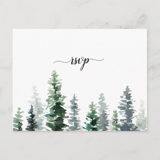 Carte de réponse de Timber Grove avec choix de rep (Devant)