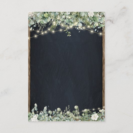 Carte de réponse de verdure d'eucalyptus | Botaniq (Dos)