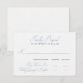 Carte de réponse définitive pour Jessie (Devant / Derrière)