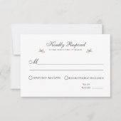 Carte de réponse des Inséparables floraux (Devant)