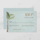 Carte de réponse des mariages indiens (Devant / Derrière)