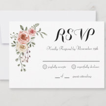 Carte de réponse Deux Coeurs Un Amour Rustique Arb