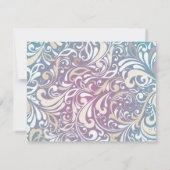 Carte de réponse d'invitation du Bat mitzvah DEVIN (Dos)