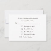 Carte de réponse drôle pour invitation de fête per (Devant)