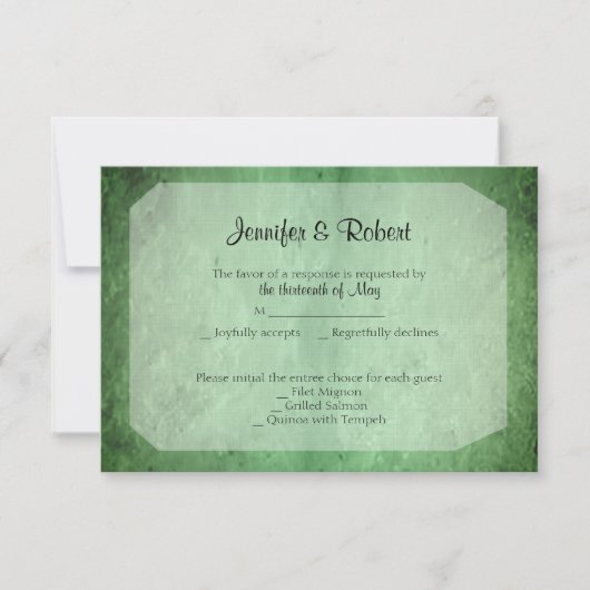 Carte de réponse du 35e anniversaire de Jade Drago (Devant)