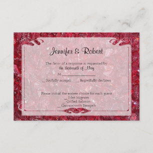 Carte de réponse du 40e anniversaire de Ruby