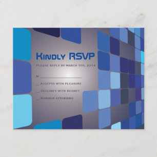 Carte de réponse du Bat mitzvah de barre numérique