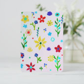 Carte de réponse du Bat mitzvah de barre RSVP (Debout devant)