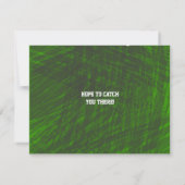 Carte de réponse du Bat mitzvah de la barre de foo (Dos)