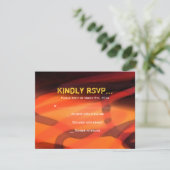 Carte de réponse du Bat mitzvah de la barre d'état (Debout devant)