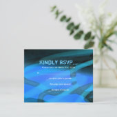 Carte de réponse du Bat mitzvah de la barre d'état (Debout devant)