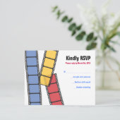 Carte de réponse du Bat mitzvah de la barre HOLLYW (Debout devant)