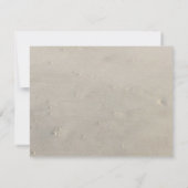 Carte de réponse du Bat mitzvah de plage SANDY (Dos)