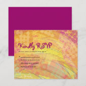 Carte de réponse du Bat mitzvah DREAMER (Devant / Derrière)