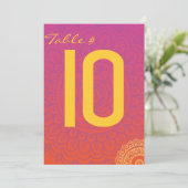 Carte de réponse du Bat mitzvah HAMSA à main rouge (Debout devant)