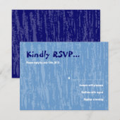 Carte de réponse du Bat mitzvah Hora Chair Dance B (Devant / Derrière)