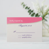 Carte de réponse du Bat mitzvah Sweet Candy (Debout devant)