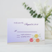 Carte de réponse du Bat mitzvah Sweet Candy (Debout devant)