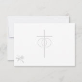 Carte de réponse du Mariage catholique de l'unité (Dos)