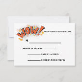 Carte de réponse du Mariage de couverture de livre (Dos)