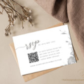 Carte de réponse du Mariage de la carte RSVP Boho 