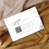 Carte de réponse du Mariage de la carte RSVP Boho 