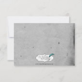 Carte de réponse du Mariage de puceron gothique po (Dos)