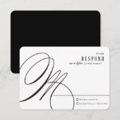 Carte de réponse du Mariage rose Gold Delicate (Devant / Derrière)