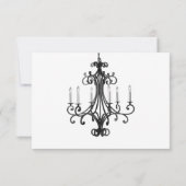 Carte de réponse du Mariage vintage (Dos)