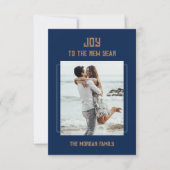 Carte de réponse du nouvel an (Devant)