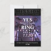 Carte de réponse du porteur de bague (Dos)