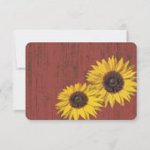 Carte de réponse du tournesol occidental et du boi (Dos)