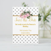 CARTE DE RÉPONSE ÉLÉGANT GRIS BLANC NOIR (Debout devant)