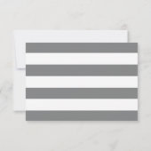 Carte de réponse en ligne de mariage calligraphie (Dos)