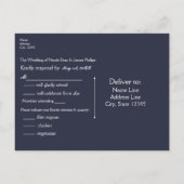 Carte de réponse Enchanted Twilight Sky Stars & Fo (Dos)