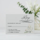 Carte de réponse Eucalyptus (Debout devant)