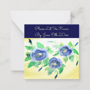Carte de réponse faire-part de mariage